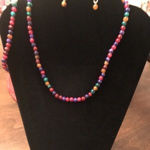 necklaces and earrings set